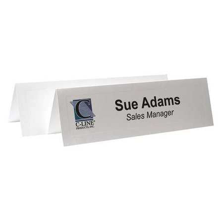 Tent Cards,white,pk50 (1 Units In Pk)
