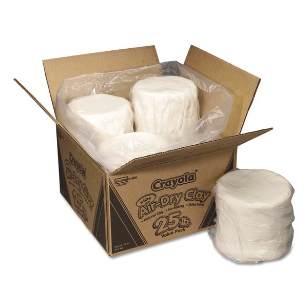 Air-Dry Clay, 25 lb., White