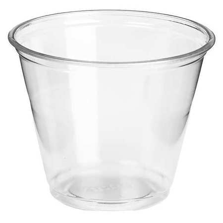 Clear Plastic Pete Cups,cold,9 Oz,pk1000