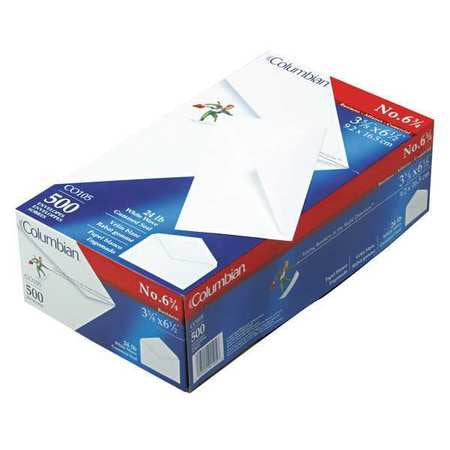 Envelope,#6.75,gummed Seal,white,pk500 (