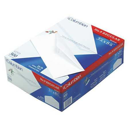 Envelope,#9,gummed Seal,white,pk500 (1 U
