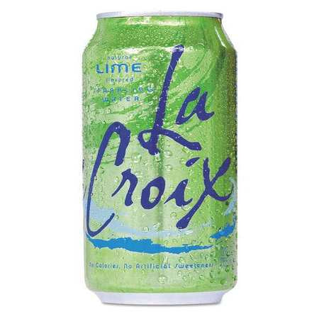 Sparkling Water,lime,12oz. Can,pk24 (1 U