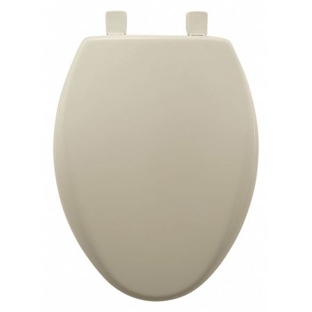 Toilet Seat,14" W,bone,elongated (1 Unit
