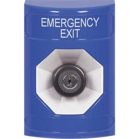 Emergency Exit Push Button,blue,spst (1