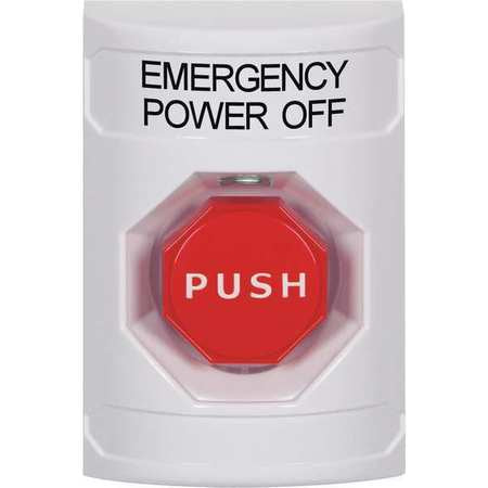 Emergency Power Off Push Button,4-7/8
