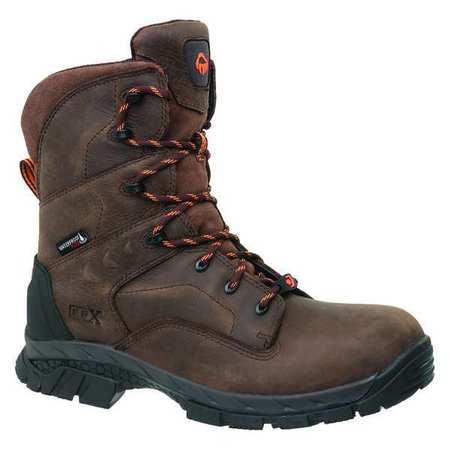 Boots,10-1/2,ew,brown,composite,pr (1 Un