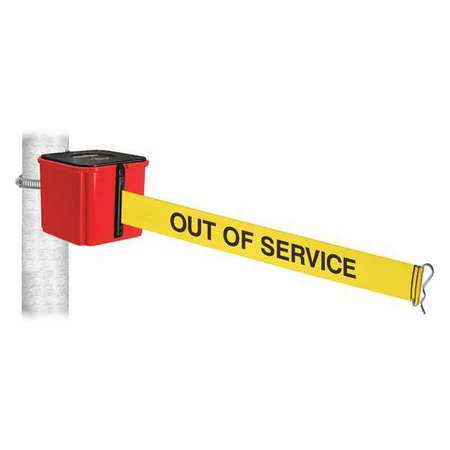 Belt Barrier,4-1/2" W,out Of Service (1