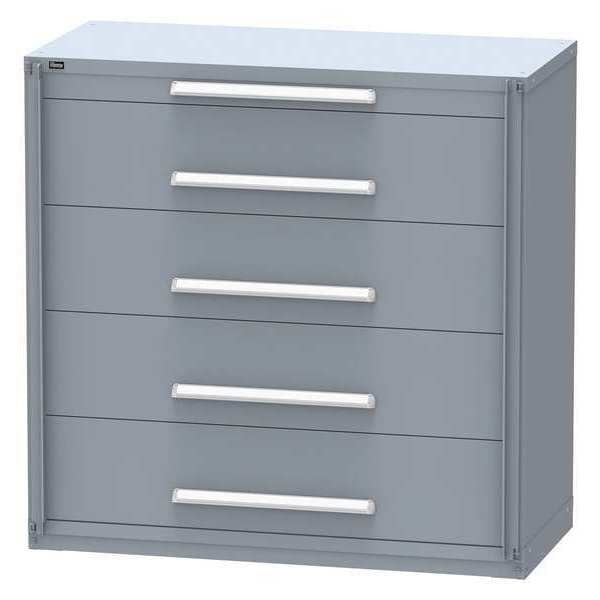 Weapon Storage Cabinet, 5 Drawers, Gray