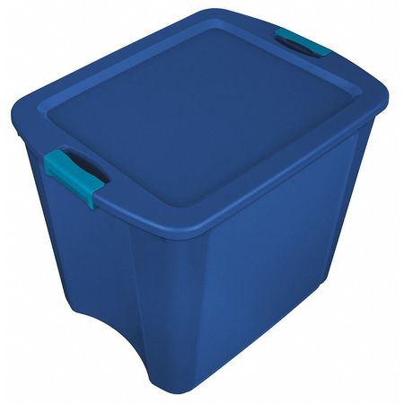 Storage Tote,blue,26 Gal.,20-1/8