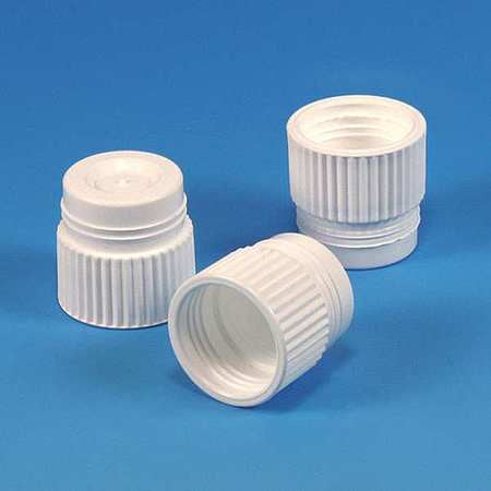 Plug Cap,polyethylene,white Clear,pk1000