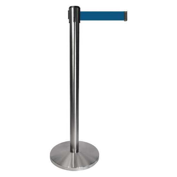 Barrier Post,gray Post,dark Blue Belt (1