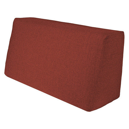 Back Pillow,18" W X 36" H,red Upholstery