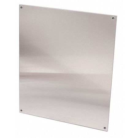 Back Panel, 15.38" L, 0.56" W, Aluminum