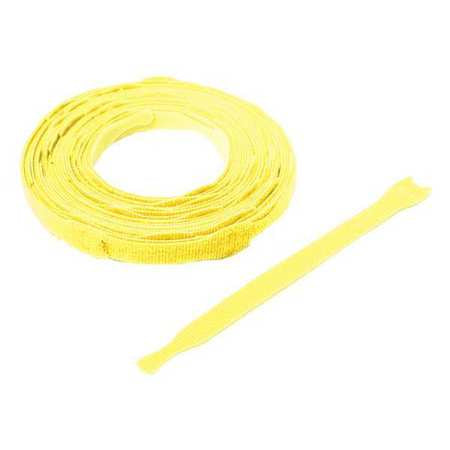 Reclosable Fastener,8",yellow,pk45 (1 Un