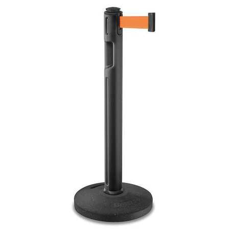 Barrier Post,38-1/4" H,black (1 Units In