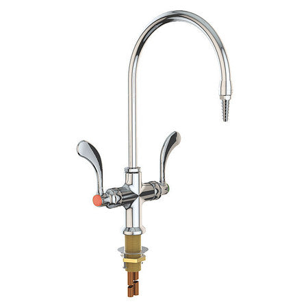 Laboratory Faucet,blade Handle,12-1/4"h
