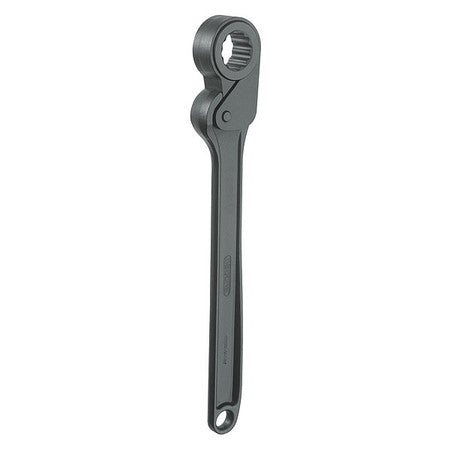 Ratcheting Box End Wrench,10-7/64" L (1