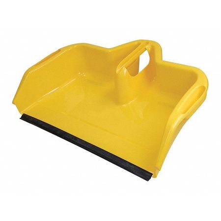 Dust Pan,plastic,yellow,16-55/64" L (1 U