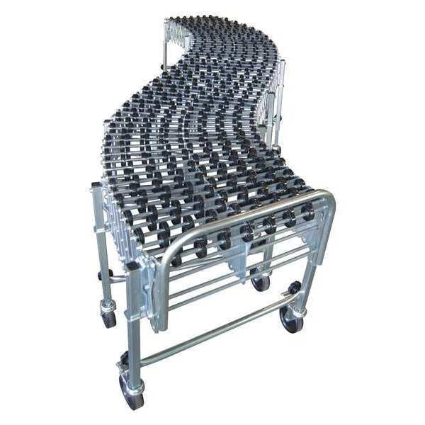 Skate Wheel Conveyor, Flexible, Polymer