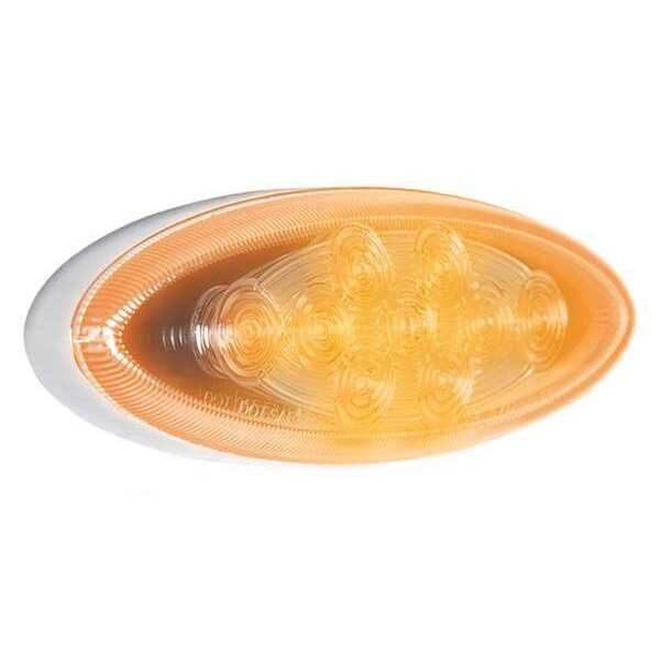 Clearance Marker Light, Amber Clear, 110mA