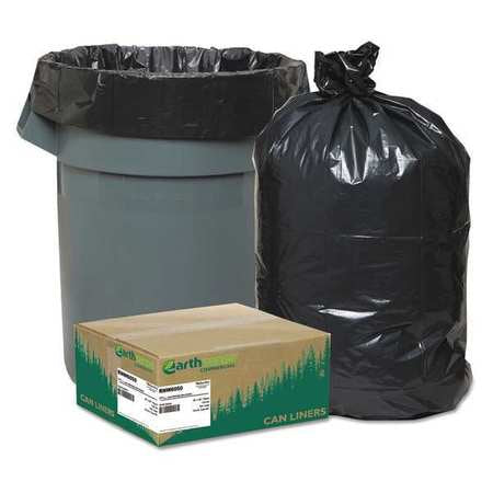 Can Liners,55-60gal.,black,pk100 (1 Unit