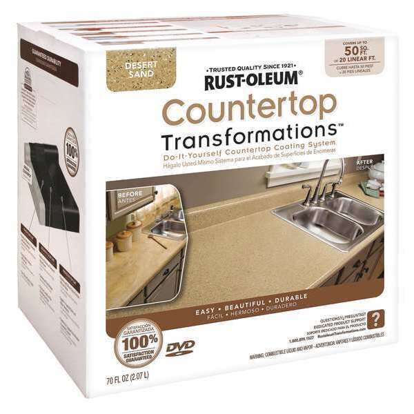 Countertop Kit, Desert Sand, 50 sq. ft., Durable, Desert Sand, 70 oz.