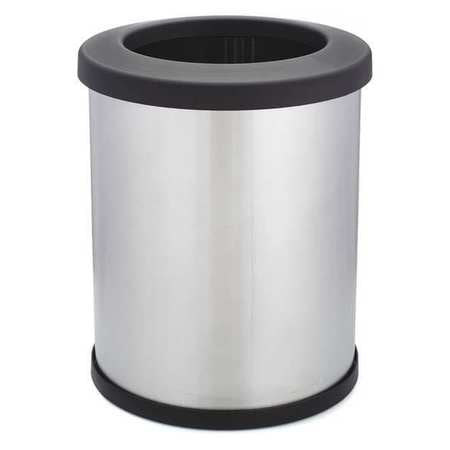 Stainless Steel Waste Container,10 Gal.