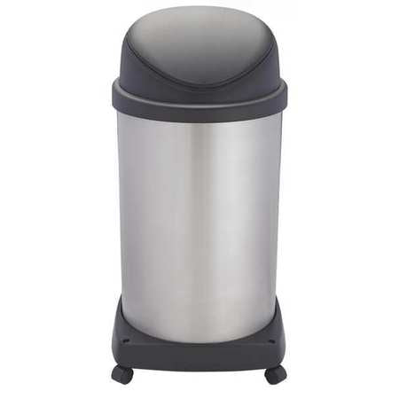 Stainless Steel Waste Container,20 Gal.