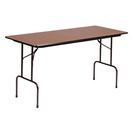Counter Hgt Hp Folding Table,walnut,36