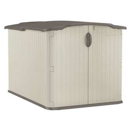 Glide Top Horizontal Resin Shed,98 Cu Ft