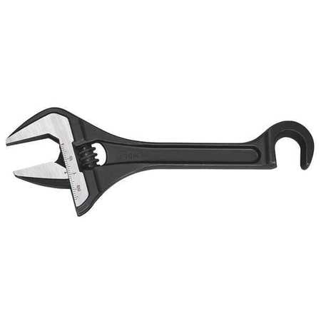 Adjustable Wrench With Valve Persuader (