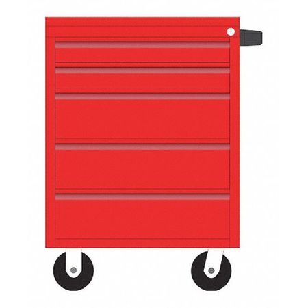 Mobile Cabinet 24",3,3,6,6,6,red (1 Unit