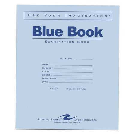 Blue Book,8.5x7,16 Sht/32 Page,pk500 (1