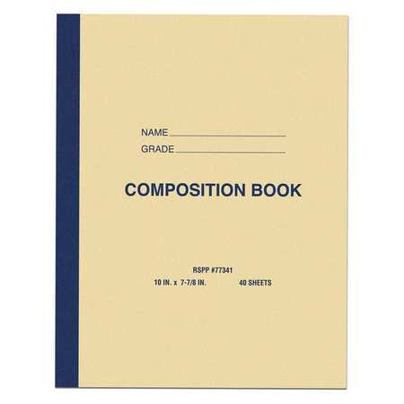 Bound Manila Comp Book,40s,10x8,pk144 (1