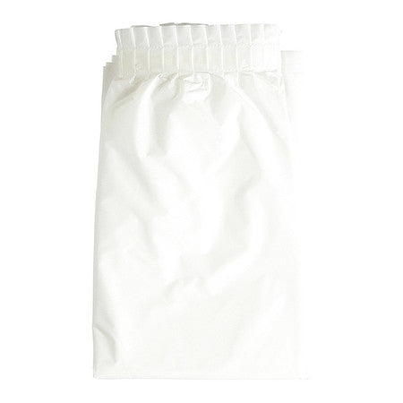 Tableskirt,white,plastic (6 Units In Ea)