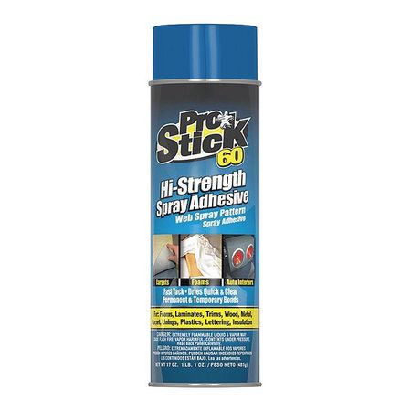 Pro Stick 60,web Spray,adhesive,17 Oz. (