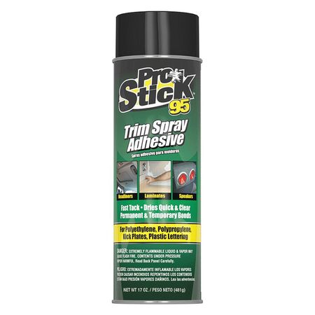 Pro Stick 95,trim Spray,adhesive,17 Oz.