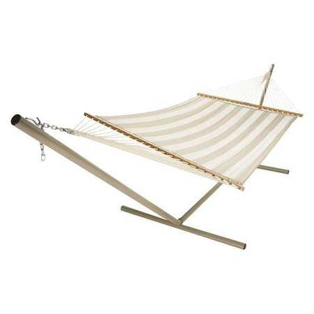 Quilted Hammock,sand,82" X 55" X 13 Ft.