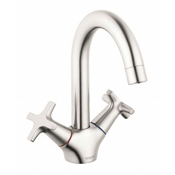 (2) Handle 1 Hole Logis Classic Single 2 Handle Faucet BN, Brushed Nickel