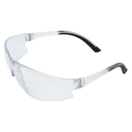 Safety Glasses,clear Frame,clear (3 Unit