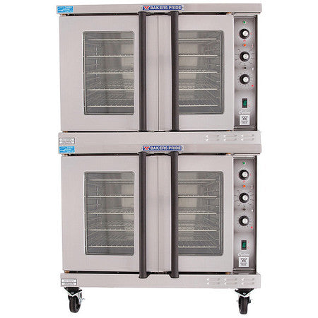 Electric Convection Oven,double,l 34 In