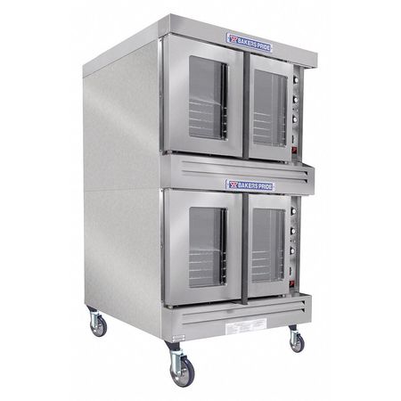 Gas Convection Oven,double,h 72-1/4 In (