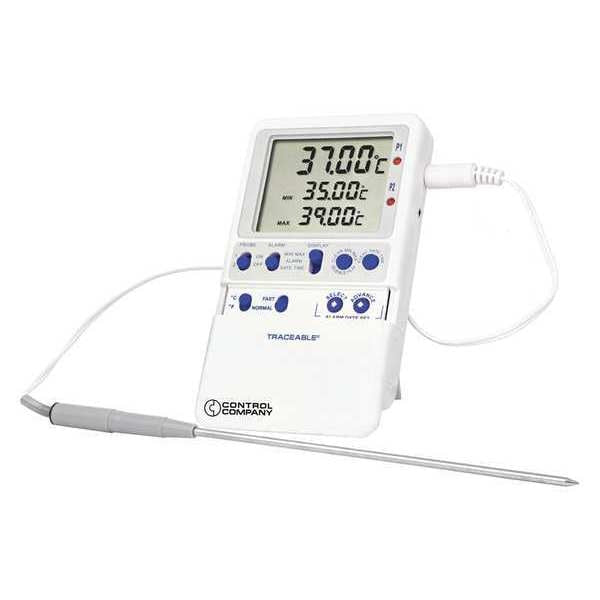Digital Thermometer, 28 Degrees to 102 Degrees F for Wall or Desk Use
