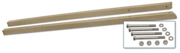 Sign Post, Light Brown, 10 ft L, PK2