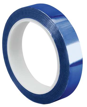 Metalized Film Tape,blue,1/2in X 72yd (1