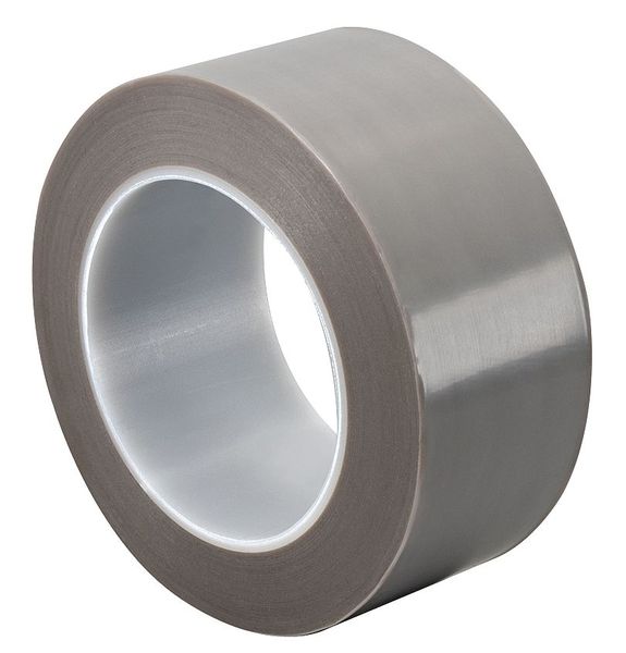 Film Tape, Skived PTFE, Gray, 1 In x 36 Yd