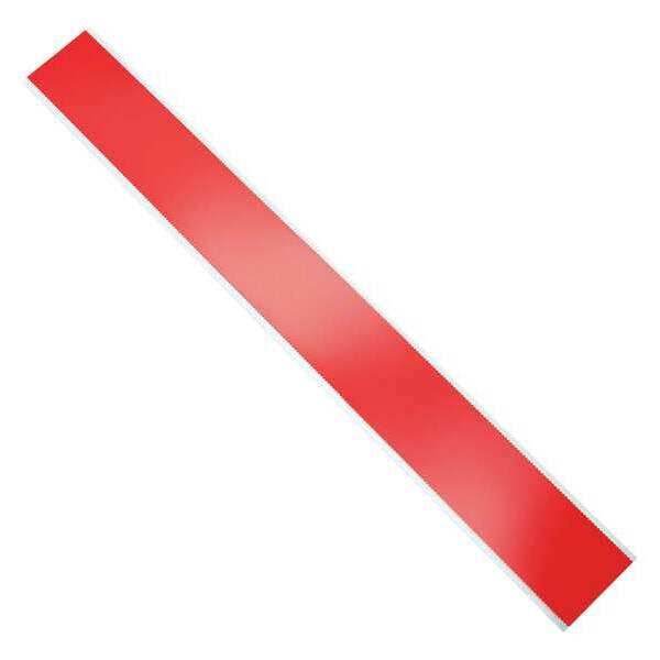 Barricade Tape, Red, 1000 ft x 3 In