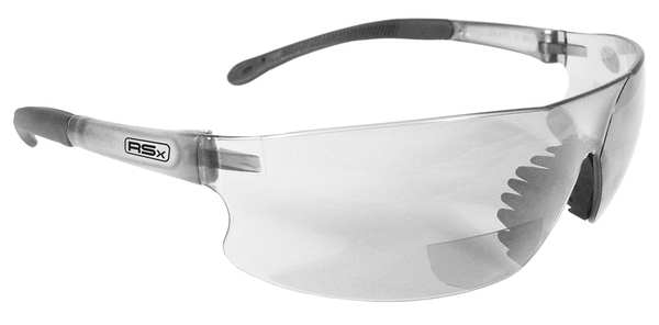 Bifocal Safety Read Glasses,+1.50,clear