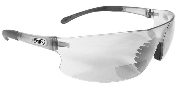 Bifocal Safety Read Glasses,+2.00,clear