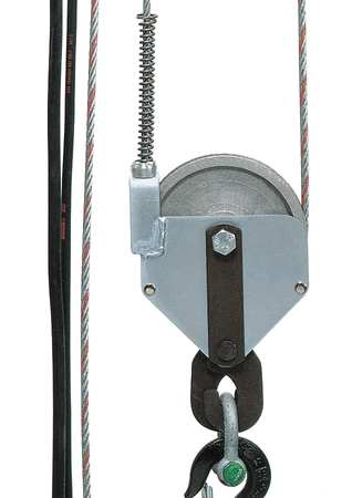 Pulley Block,wire Rope,600 Lb. (1 Units